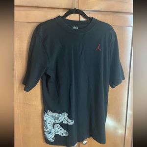 Vintage Black Oversized Jordan Tee Shirt